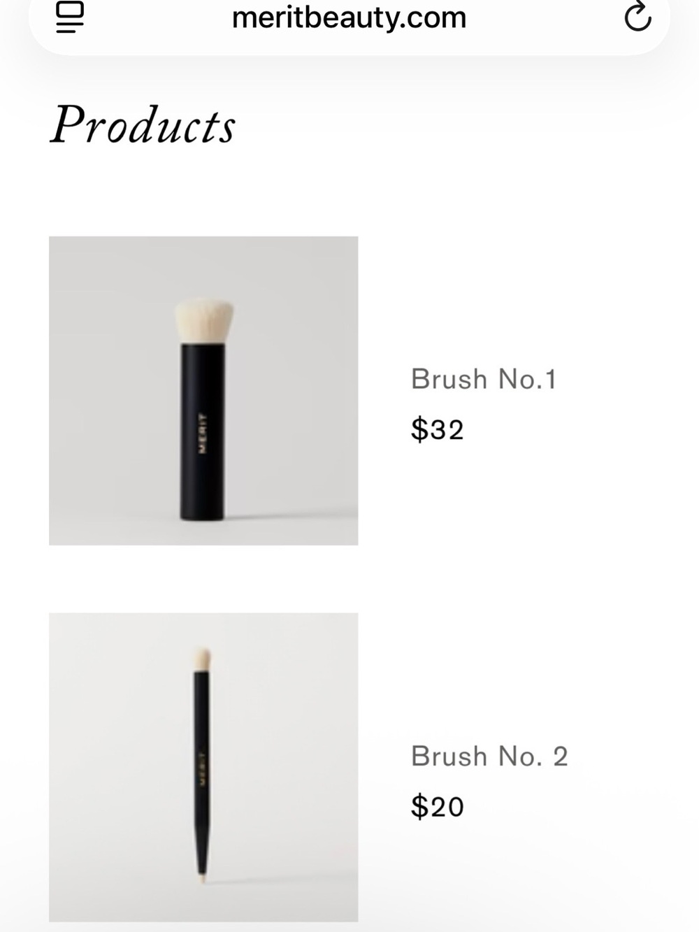 Merit Makeup Brush Set